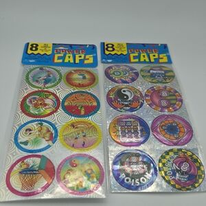 Power Caps Holographic Sticker Packs - Multi Color